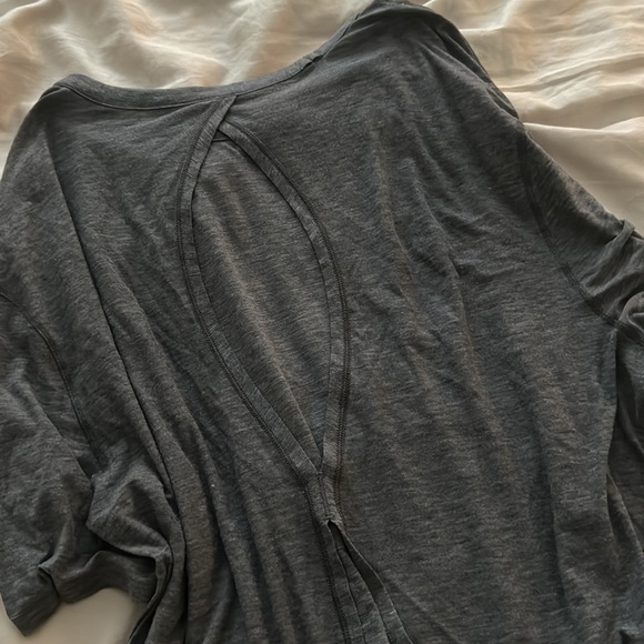 Lululemon Open Back Crop Top - Picture 2 of 4